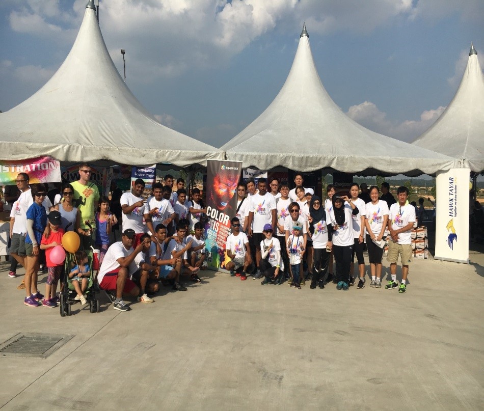Fitness und Sport bringen Familie und Freunde bei Siegwerk Malaysia zusammen