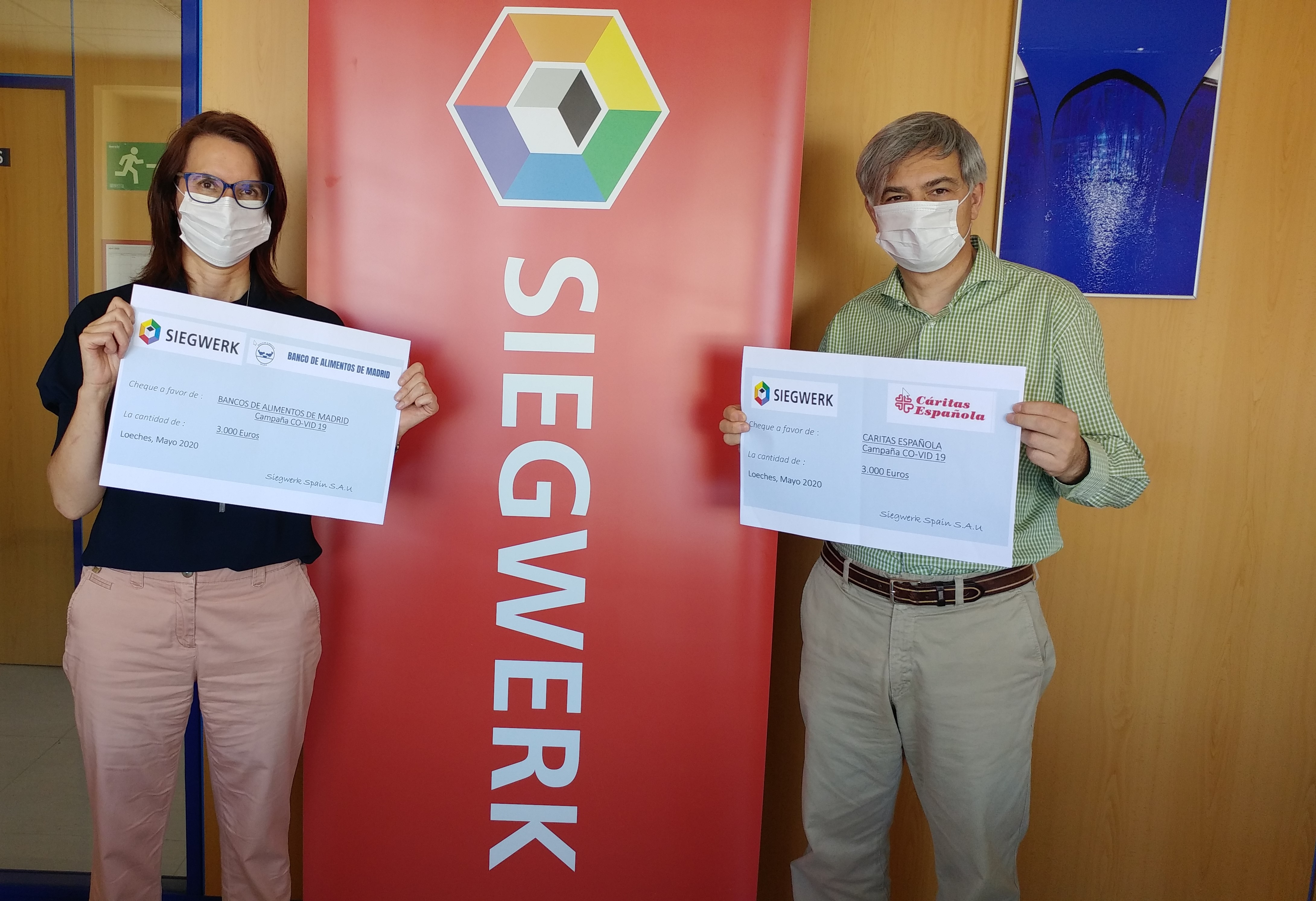 Siegwerk Spanien unterstützt lokale Gemeinschaften in ihrem schweren Kampf gegen Covid-19