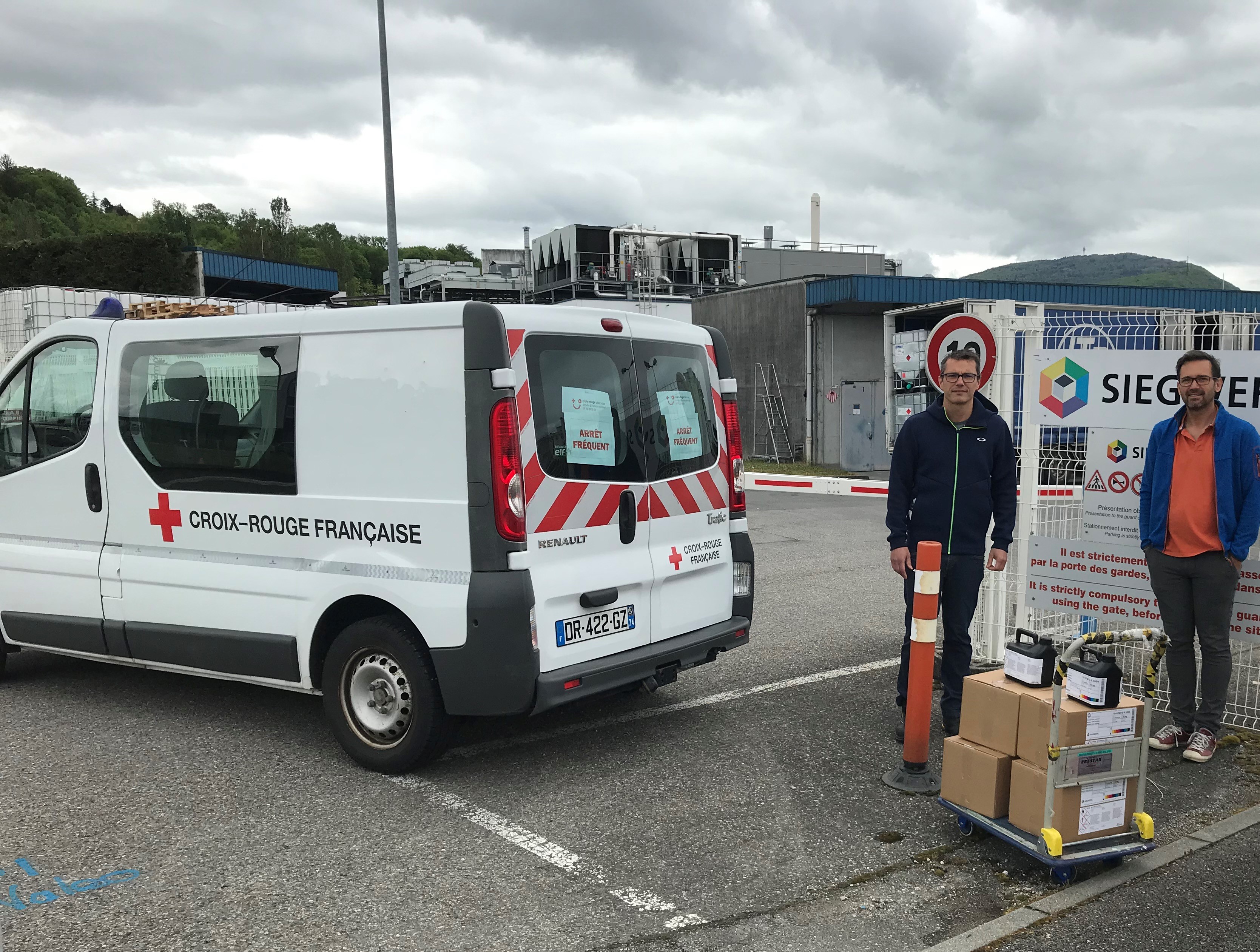 Siegwerk’s Annemasse, France site supports local organizations during the Coronavirus pandemic