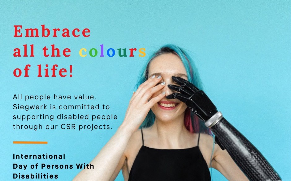 Siegwerk Turkey gives back to visually impaired citizens on World Disability Day