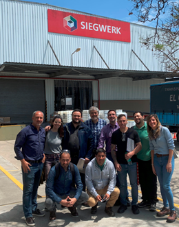Siegwerk Argentina hosts students from the Argentine Packaging Institute