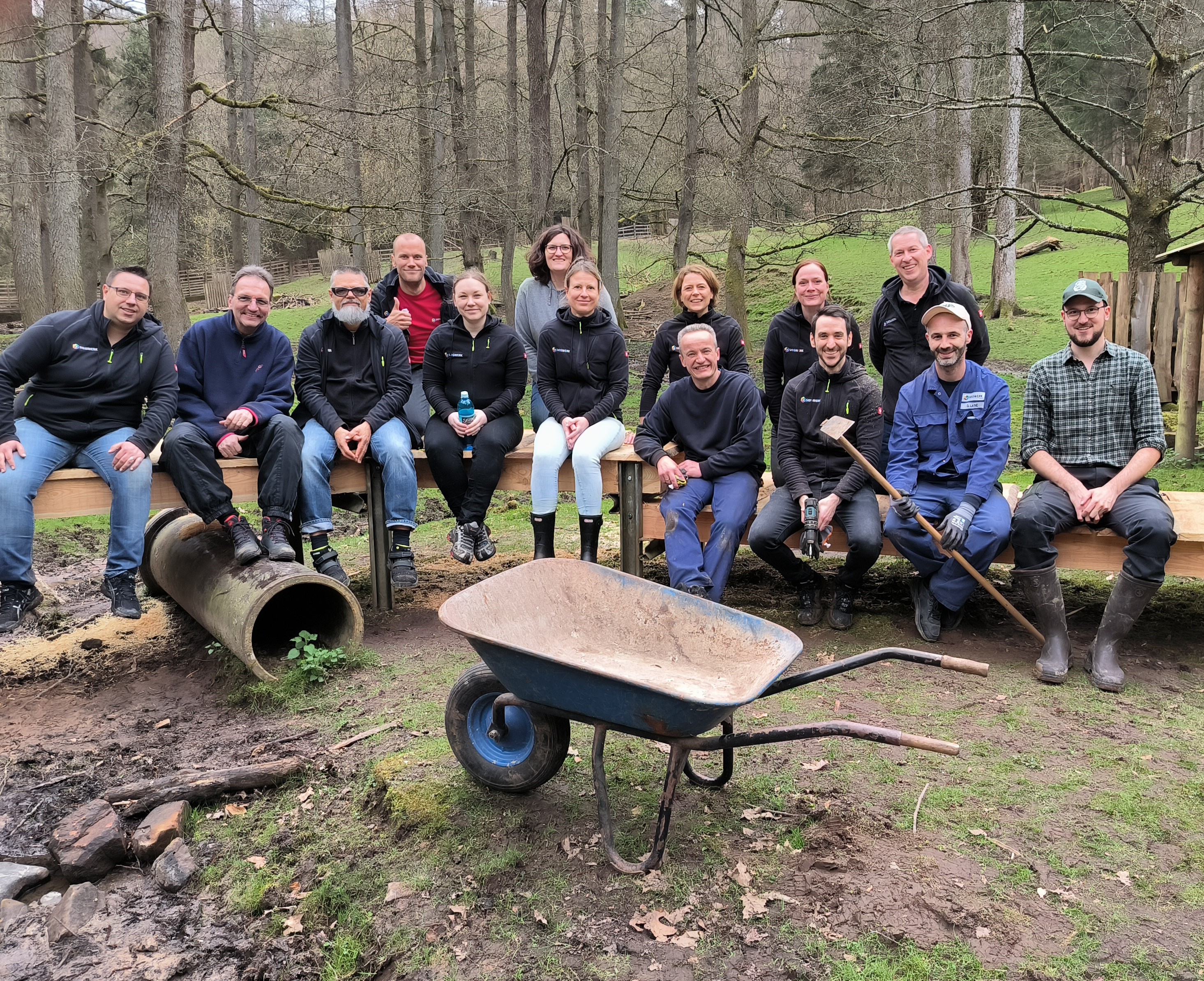 Teamwork for a green ecosystem and an educational place in the Büdingen Wildlife Park