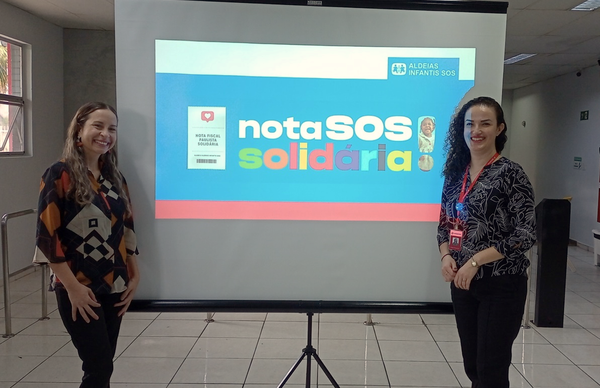 Siegwerk Brasilien unterstützt die Kampagne "Nota SOS Solidária" vom örtlichen SOS Standort Aldeias Infantis SOS