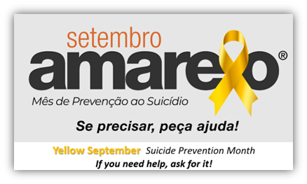 Siegwerk Brasilien organisiert Aktionen zur Unterstützung der Kampagne „Gelber September“, die sich für die Prävention von Selbstmord einsetzt.
