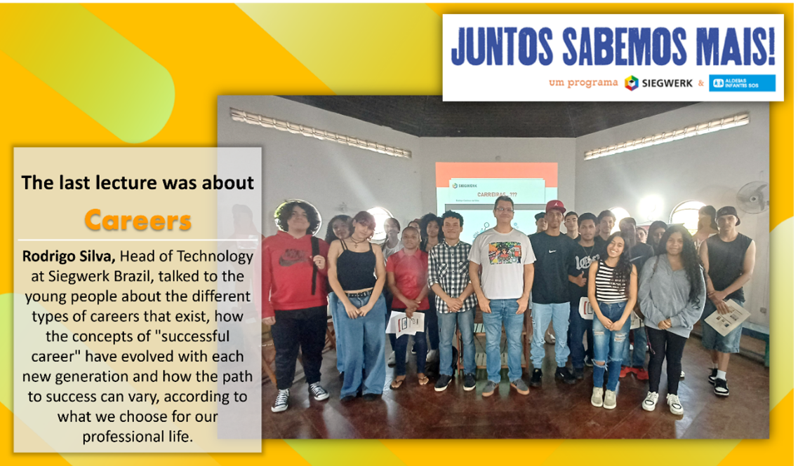 Siegwerk Brazil shares career path options with local SOS youth