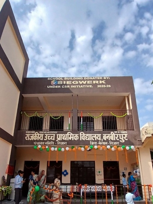 Siegwerk India builds two new schools strengthening rural education in the region