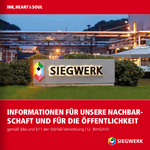 Informationen für unsere Nachbarschaft Informationen für unsere Nachbarschaft