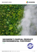 Siegwerk's Partial Product Environmental Footprint